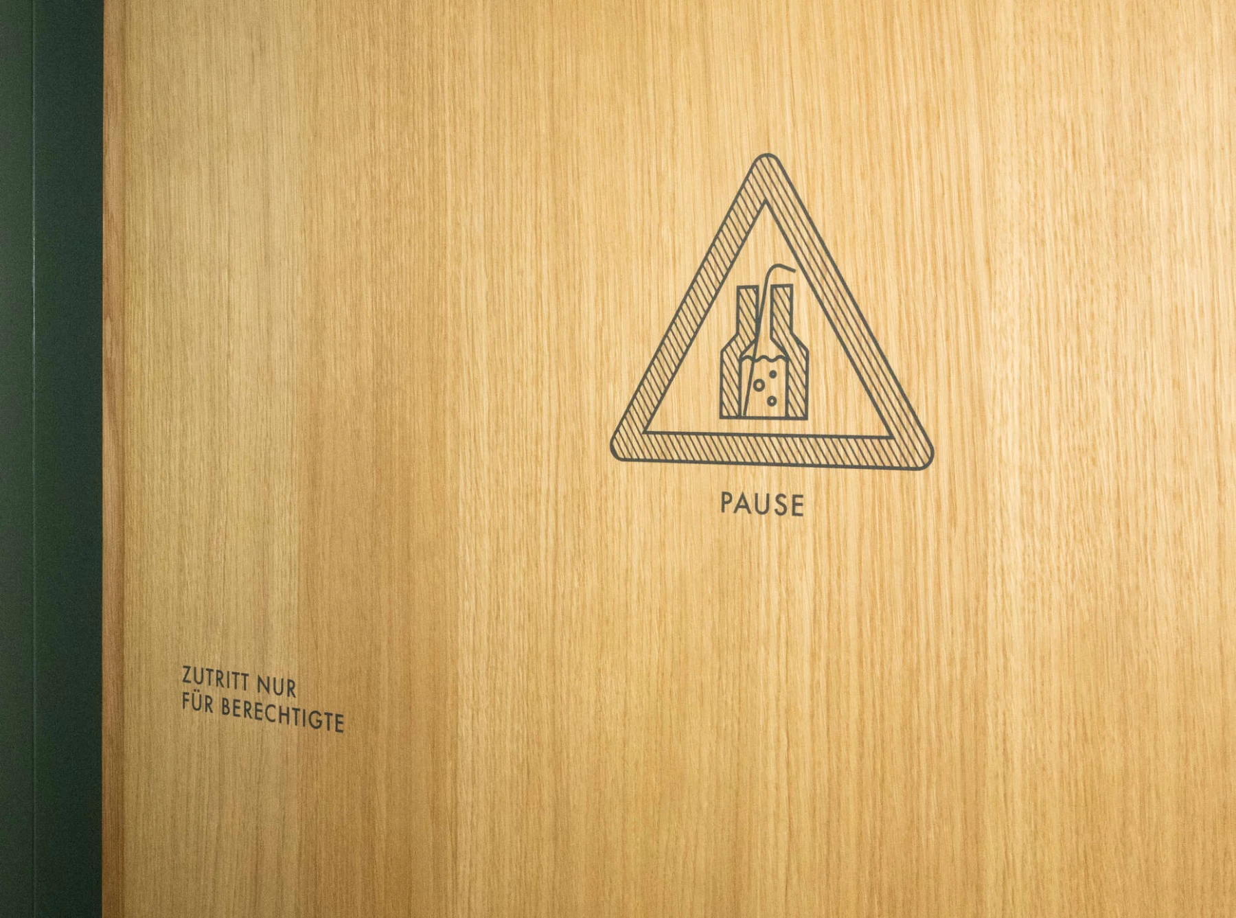 Pausenraum Signaletik