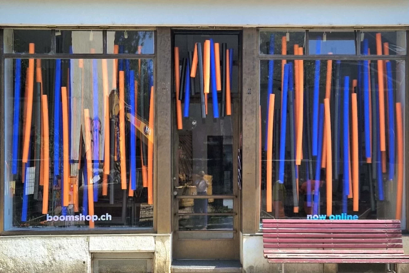 Nudel Schaufenster